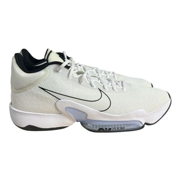 Nike Zoom Rize 2 TB Promo Men White/Black Sneakers Size 18 Basketball Shoes